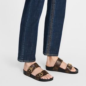 Authentic Louis Vuitton BOM DIA FLAT MULE SANDAL